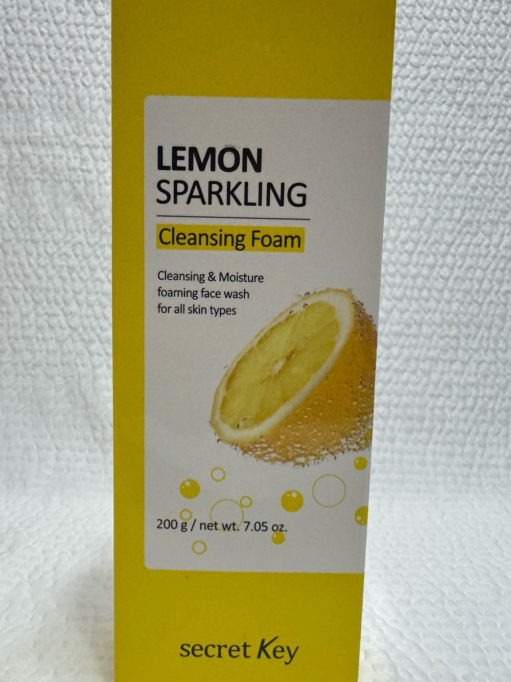 Secret Key Lemon Sparkling Cleansing Foam - Yellow